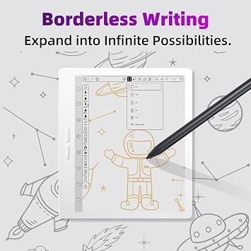 Bigme B7 Pro Color Epapere Reader, 7 Inch Eye-Comfort Display, Android 14, 8+256GB, 4G Calling, Stylus and Case Included (White)