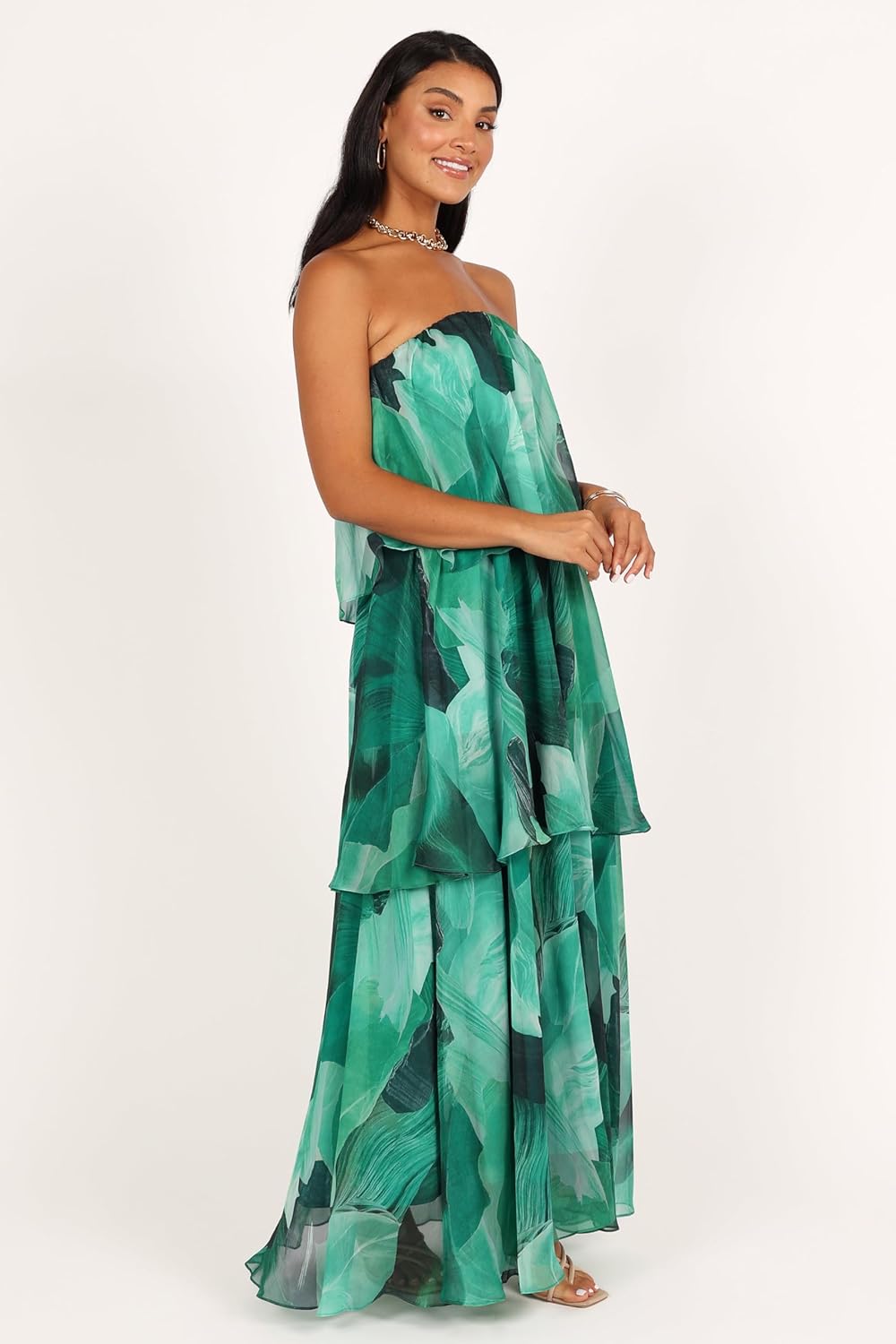 Petal & Pup Womens Bloom Strapless Maxi Dress - Image 6