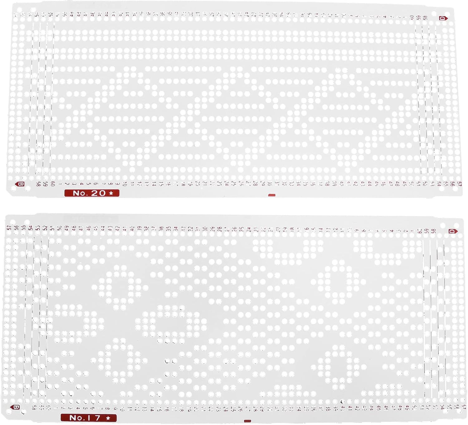 HEEPDD Knitting Machine Punch Card for SK280 SK218 SK325 SK326 SK327 SK328 SK640 50 Floral Patterns 99 Accuracy Rate Saves 25 Minutes per Project for Seamless Sweater Scarf Creation