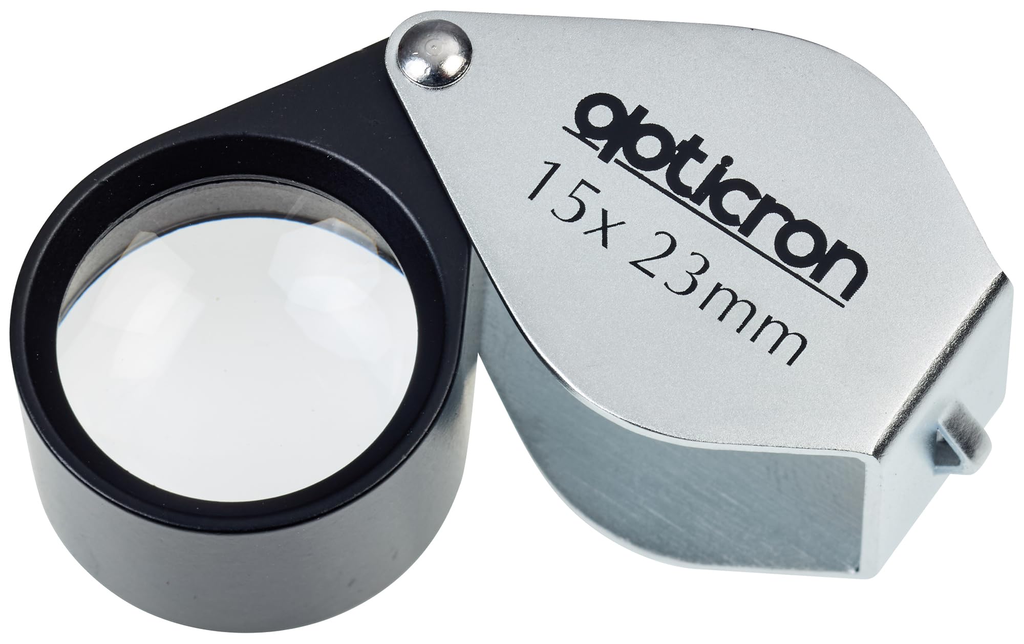 Opticron - Lente di ingrandimento pieghevole, 15x23 mm