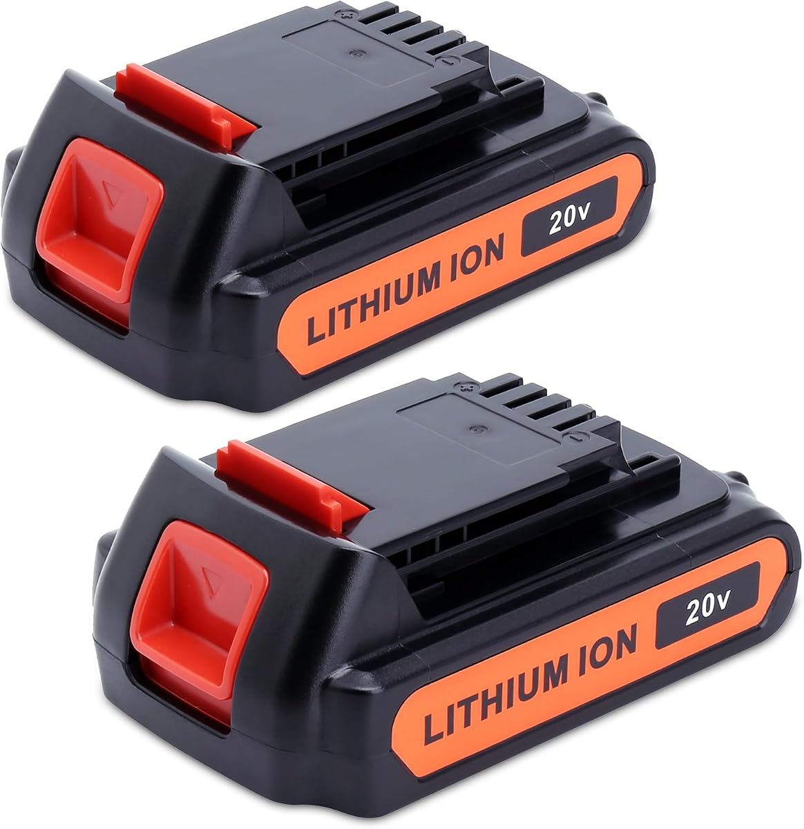 2Pack LBXR20 20V Battery 4.0 ah Compatible with Black and Decker 20V Lithium Battery LBXR2020 LBX20 LBXR2520 LBXR20-OPE2, Compatible with Black & Decker 20 Volt Max Cordless Drill Power Tools