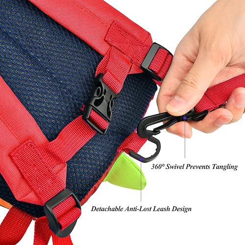 Miniatura 9 de Correa de mochila para niños pequeños, niños, guardería, preescolar, antipérdida, correa de seguridad para niños pequeños con arnés y mochilas,