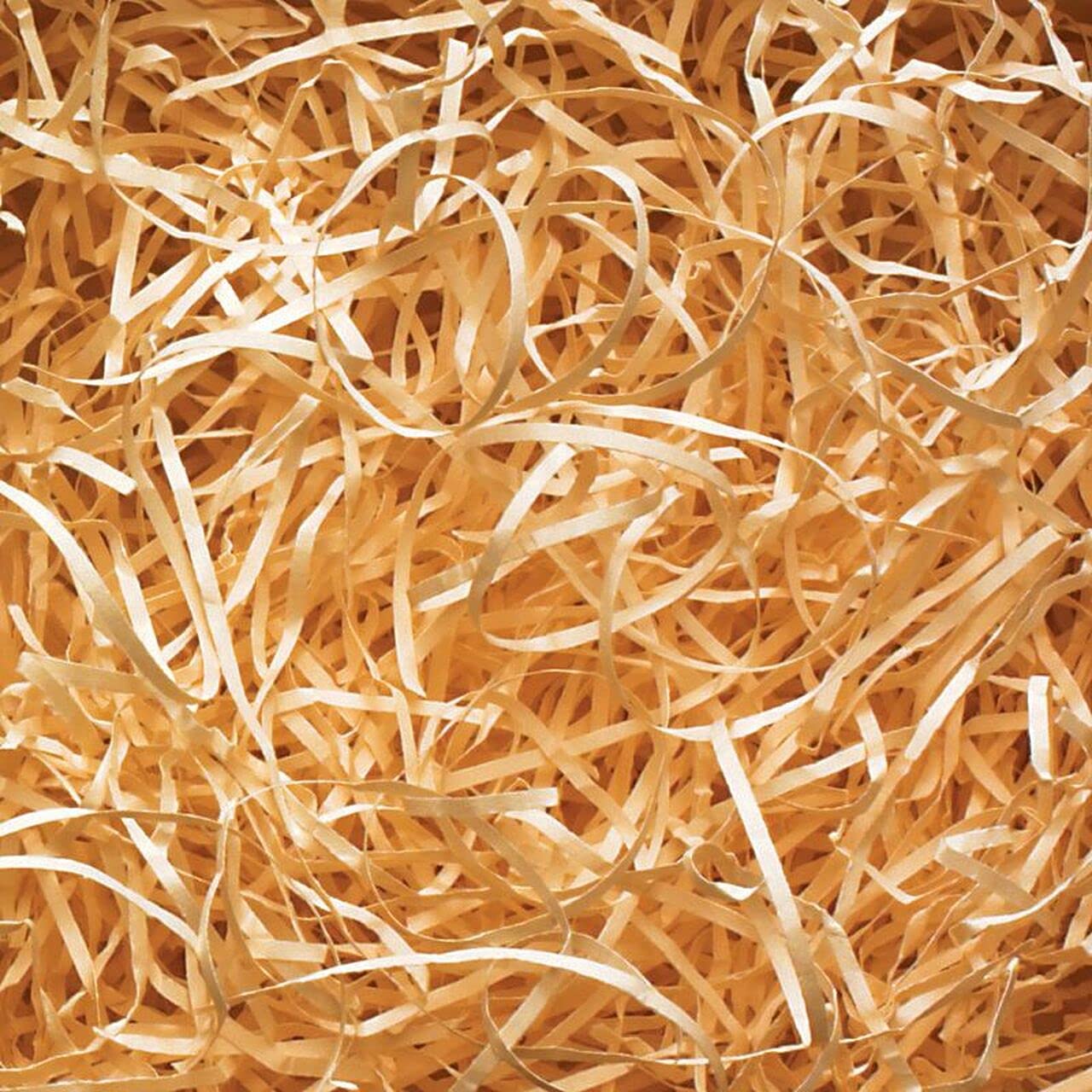 Luxury Coloured Kraft Shredded Paper-Hamper Packaging Gift Box Void Filler (Cream, 500 gram)