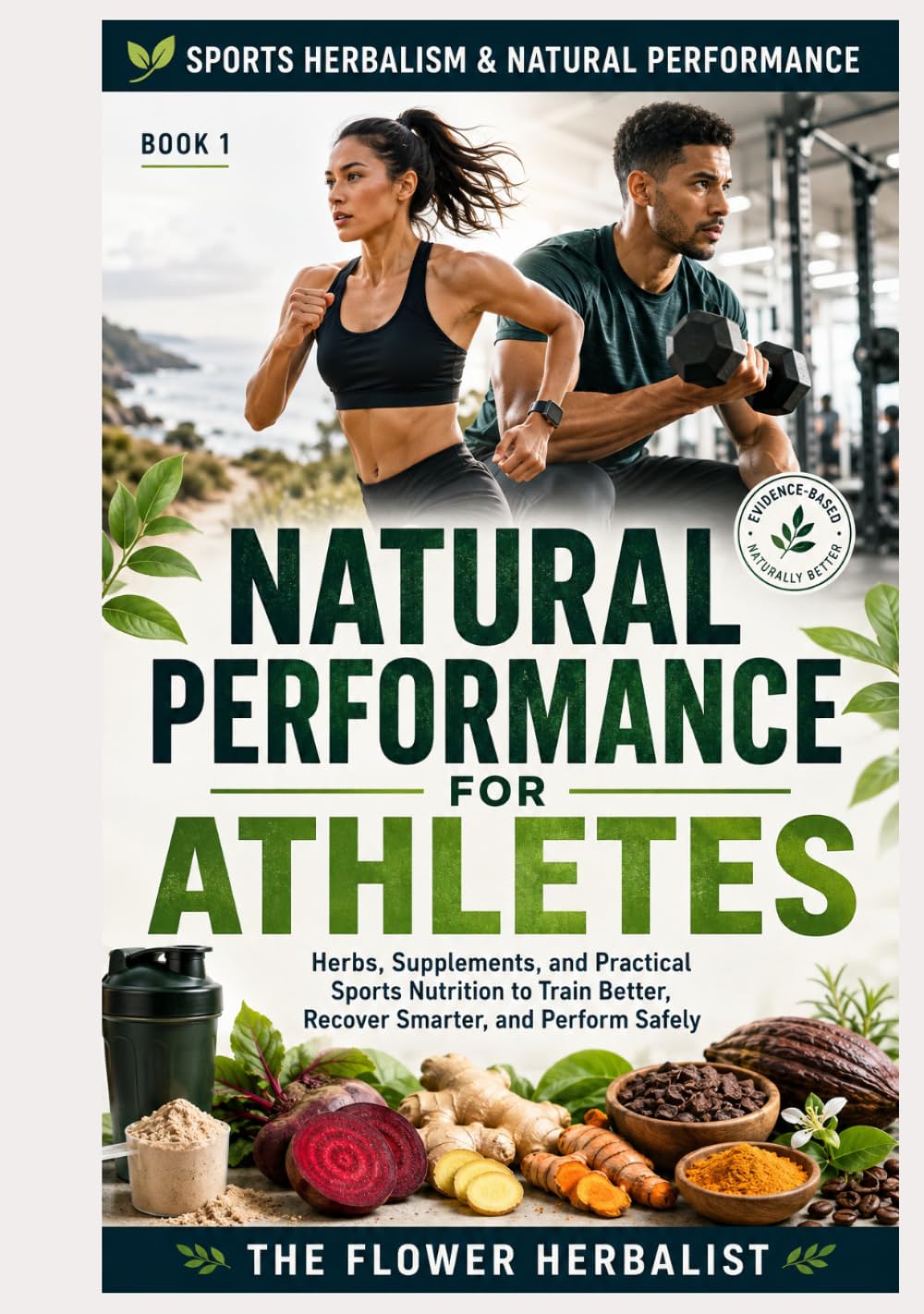 Portada de Natural Performance for Athletes: Herbs, Supplements, and Practical Sports Nutrition to Train Better, Recover Smarter, and Perform Safely (Sports Herbalism & Natural Performance)