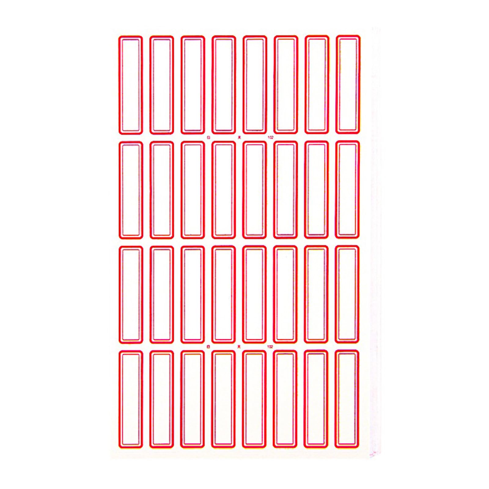 Kalttoy 50 Sheets Writeable Labels Sticker Adhesive Sticker Small Blanks Jams Label School Supplies Writeable Labels
