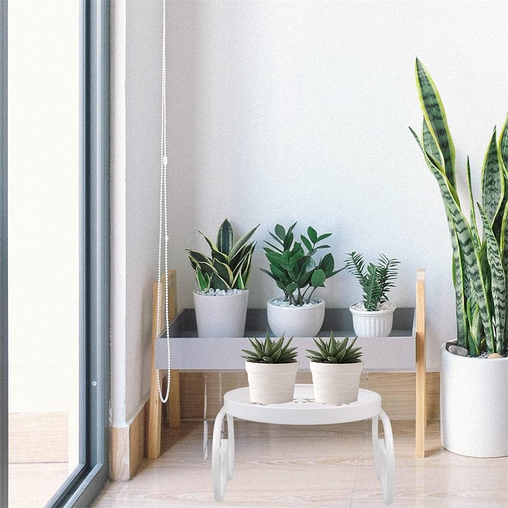 1pc Potted Plant Stand Iron Art Flower Pot Rack Flower Pot Stand(Onecolor)