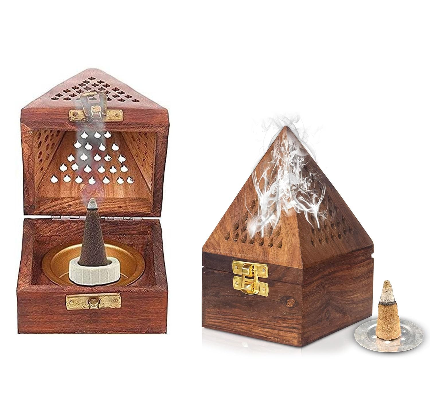 See full amazon price history chart for AADHIK Wooden Dhoop Dhup Cup Cone Batti Stand Incense Holder for Pooja Puja Item Stand Ash Catcher Handcrafted Traditional Design for Aromatic Rituals - Pack of 1 AADHIK Wooden Dhoop Dhup Cup Cone Batti Stand Incense Holder for Pooja Puja Item Stand Ash Catcher Handcrafted Traditional Design for Aromatic Rituals - Pack of 1 (B0D2LDYV7P) Amazon Price History, Amazon Price Tracker