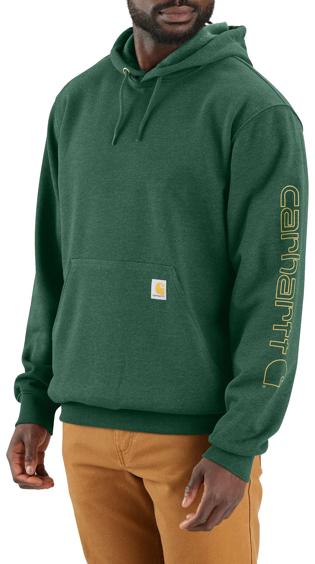 Carhartt Workwear Kapuzenpullover Hoodie Original Fit mit Ärmellogo - 5