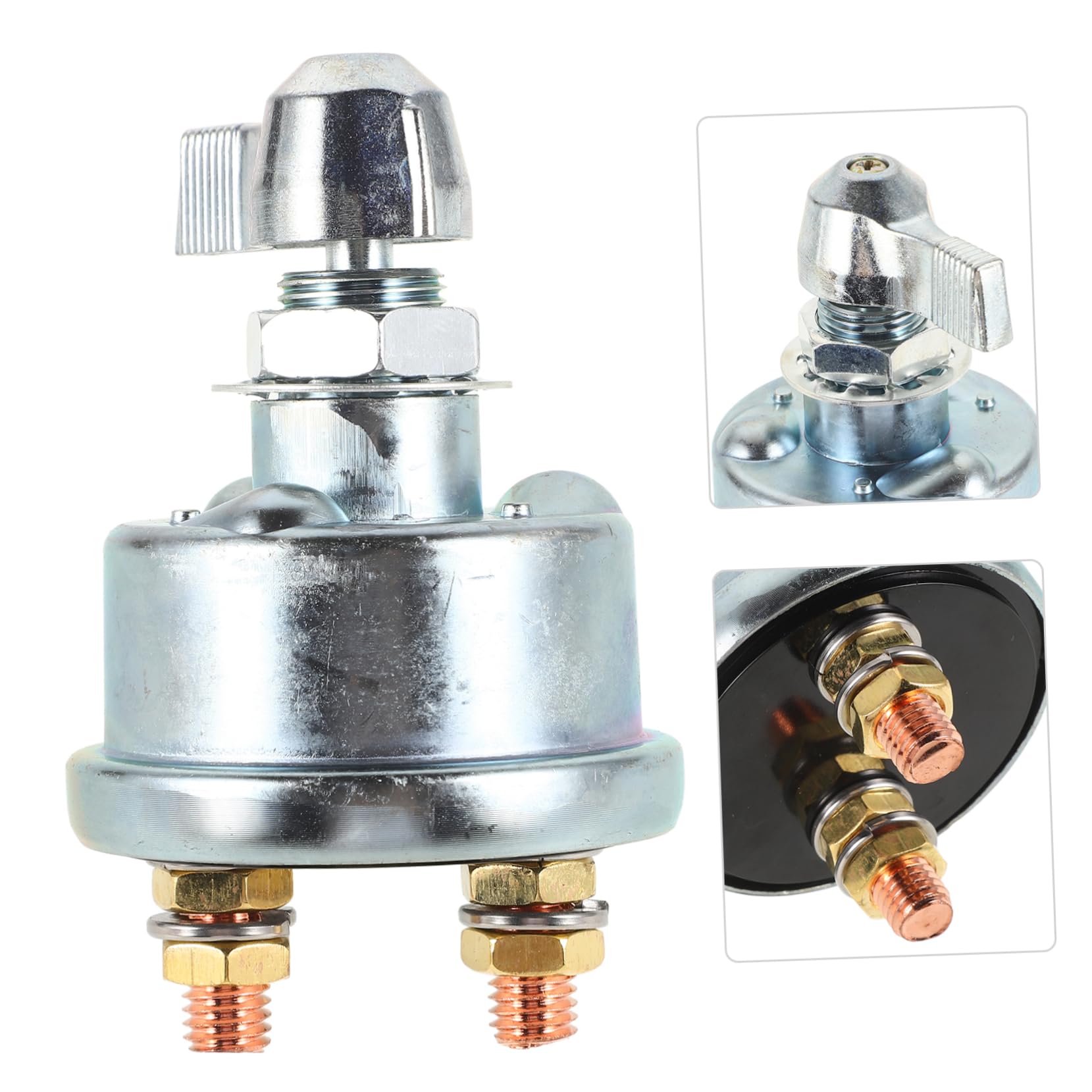 Ciieeo 3 Piezas Interruptor Desconectador de Batería Autos Camiones Rvs y Interruptor de Protección Conexiones