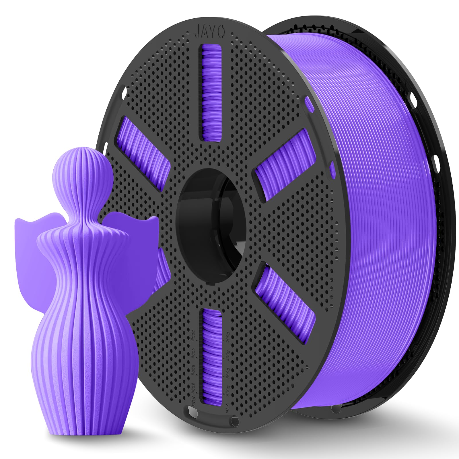 JAYO Purple PLA Plus (PLA+) Filament 1.75mm, 1.1KG Reusable Spool