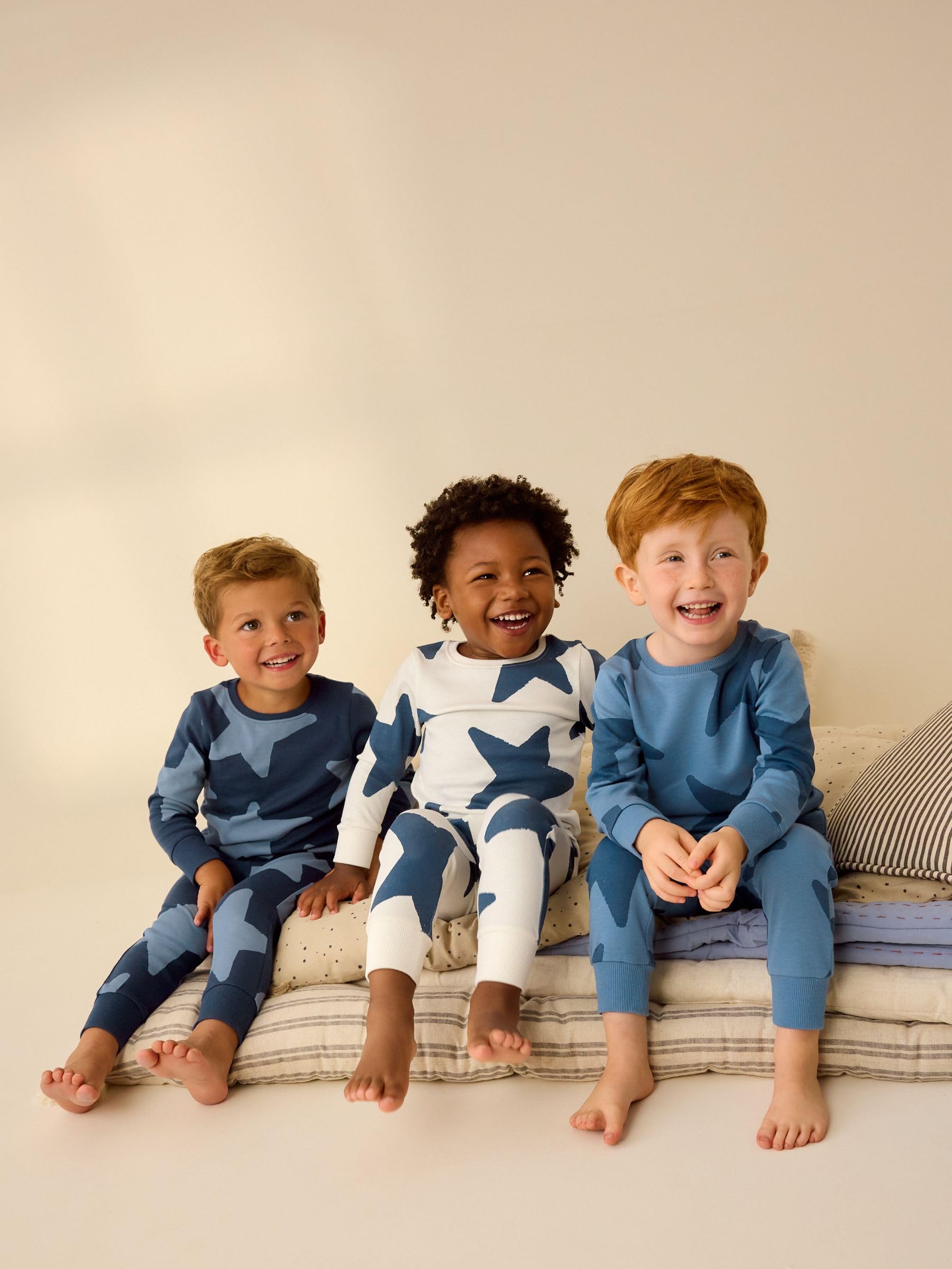 NEXT Garçon Pyjama Douillet 100% Coton, Lot de 3