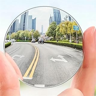 CarFrill HD Glass Frameless Round Convex Rear View Blind Spot Mirror Cars/Trucks/Vans (2") -Pack of 2