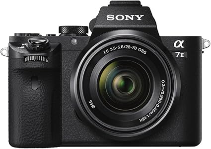 sony alpha a7 iik e mount interchangeable lens mirrorless camera with full frame sensor with 28 70mm lens
