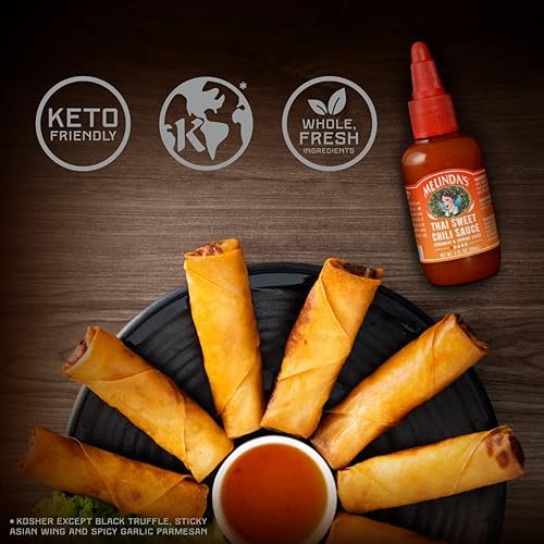 Miniatura 6 de Melindas Mini estante líquido para especias  Juego de regalo de salsa picante gourmet  Mini botellas de salsa picante de trufa negra pimienta