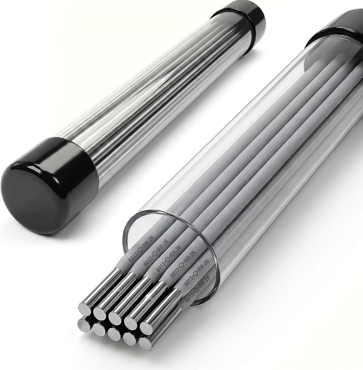 Varillas de soldadura, E6013 3/32'', 10 electrodos de varilla de acero al carbono, adecuados para soldadura con varilla