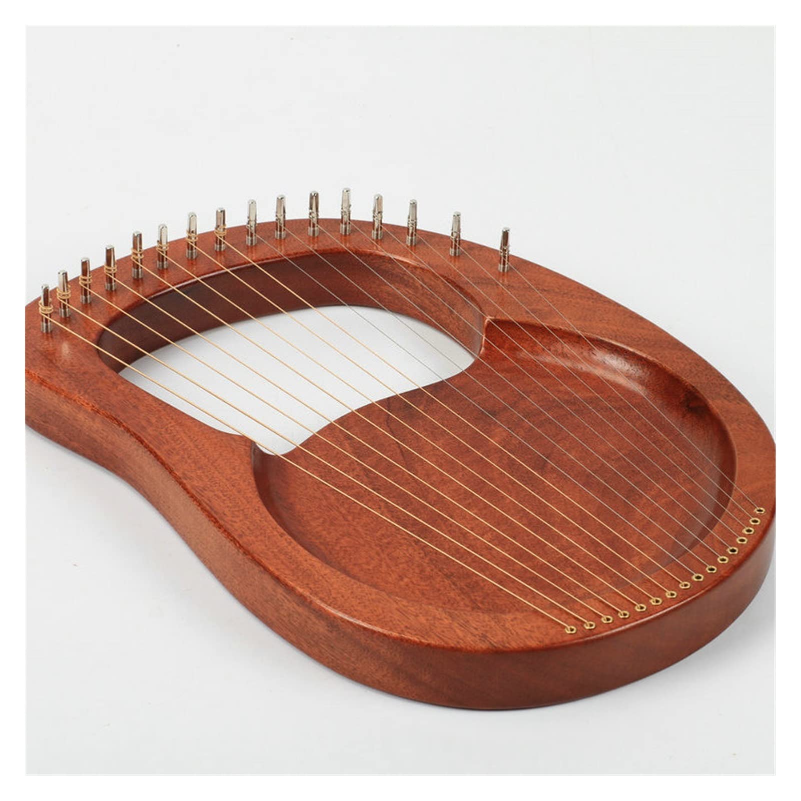 FLFL Tragbare Harfe 16 Saiten Leia Lyre Small Harp Einfach Und Leicht Zu Lernen Nische Musikinstrument Lyre