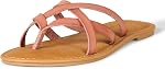 Amazon Essentials womens Strappy Slide Flat Sandal Sandal