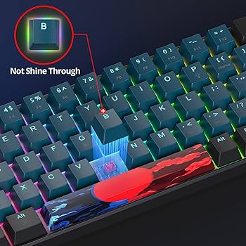 キーボード Keyclack Extreme Redux Dome 68pcs Ussixchare 65