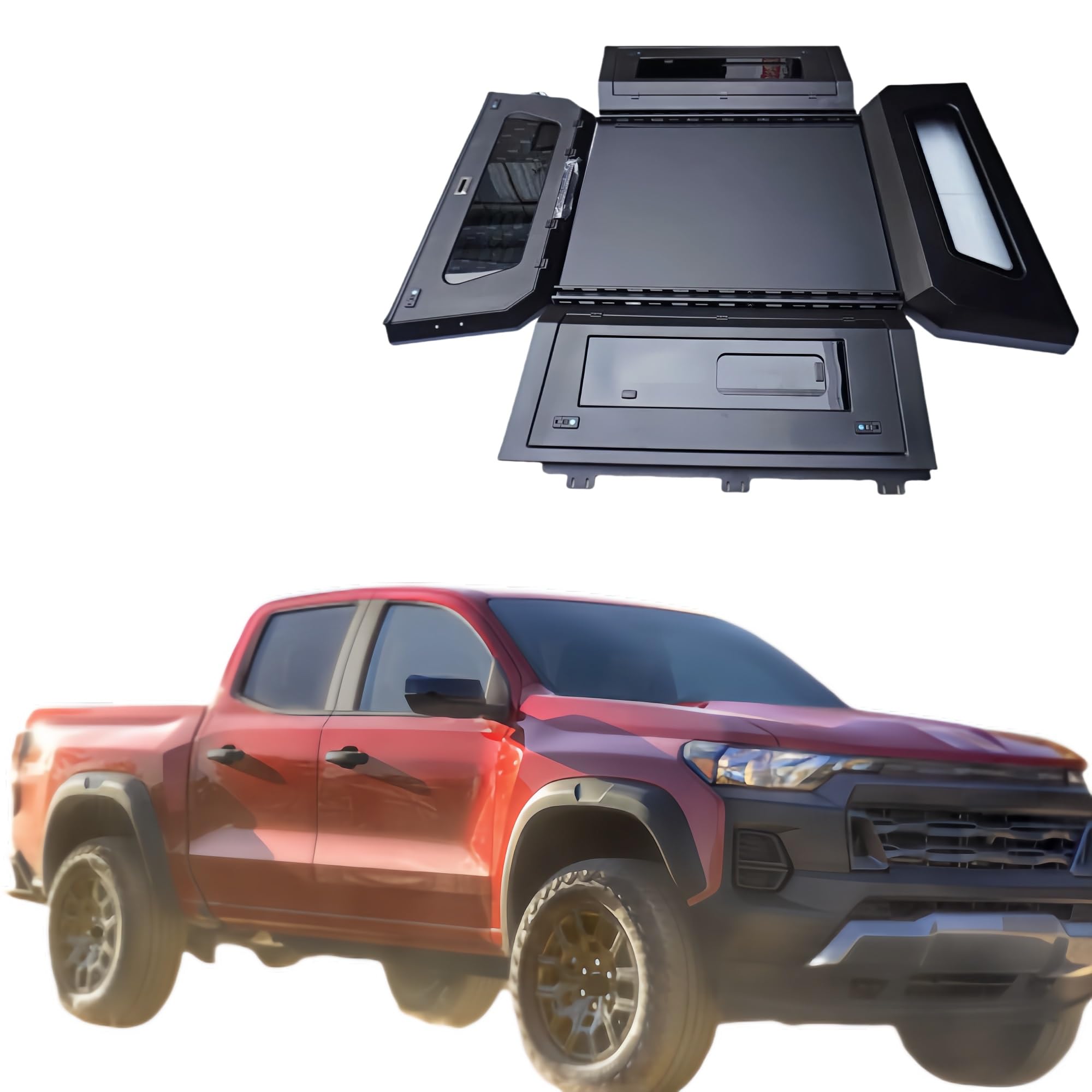 Durable Rainproof Custom Steel Canopy Hard Top Pickup Truck Special Canopy Compatible for Chevrolet Colorado 2023