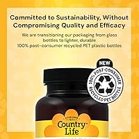 Vista 3 de Country Life - Biotina de alta potencia, 5 mg - 60 cápsulas veganas