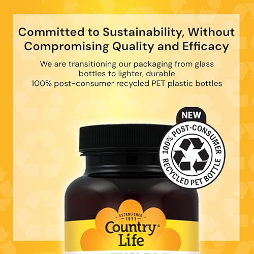 Miniatura 3 de Country Life - Biotina de alta potencia, 5 mg - 60 cápsulas veganas