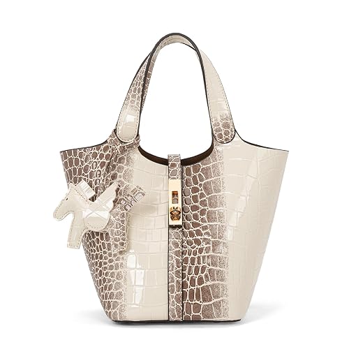 Tote Bag for Women Crocodile Pattern Satchel Bag for Women