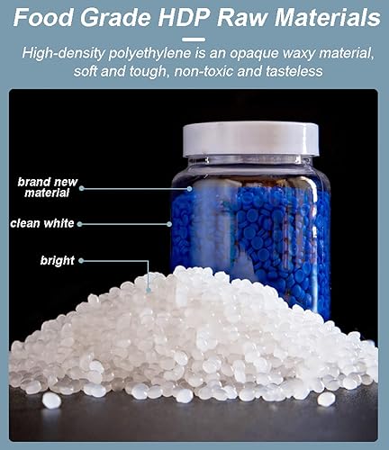 Miniatura 3 de NAKAN Contenedores de agua grandes, tanques de transporte con grifos, cubos de almacenamiento de riego portátiles, tanques de recolección de agua de