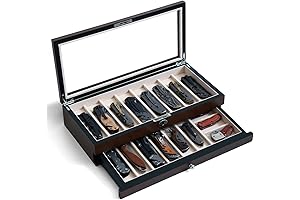 Display Case for 15-17 Pocket Knives: A Collector's Haven
