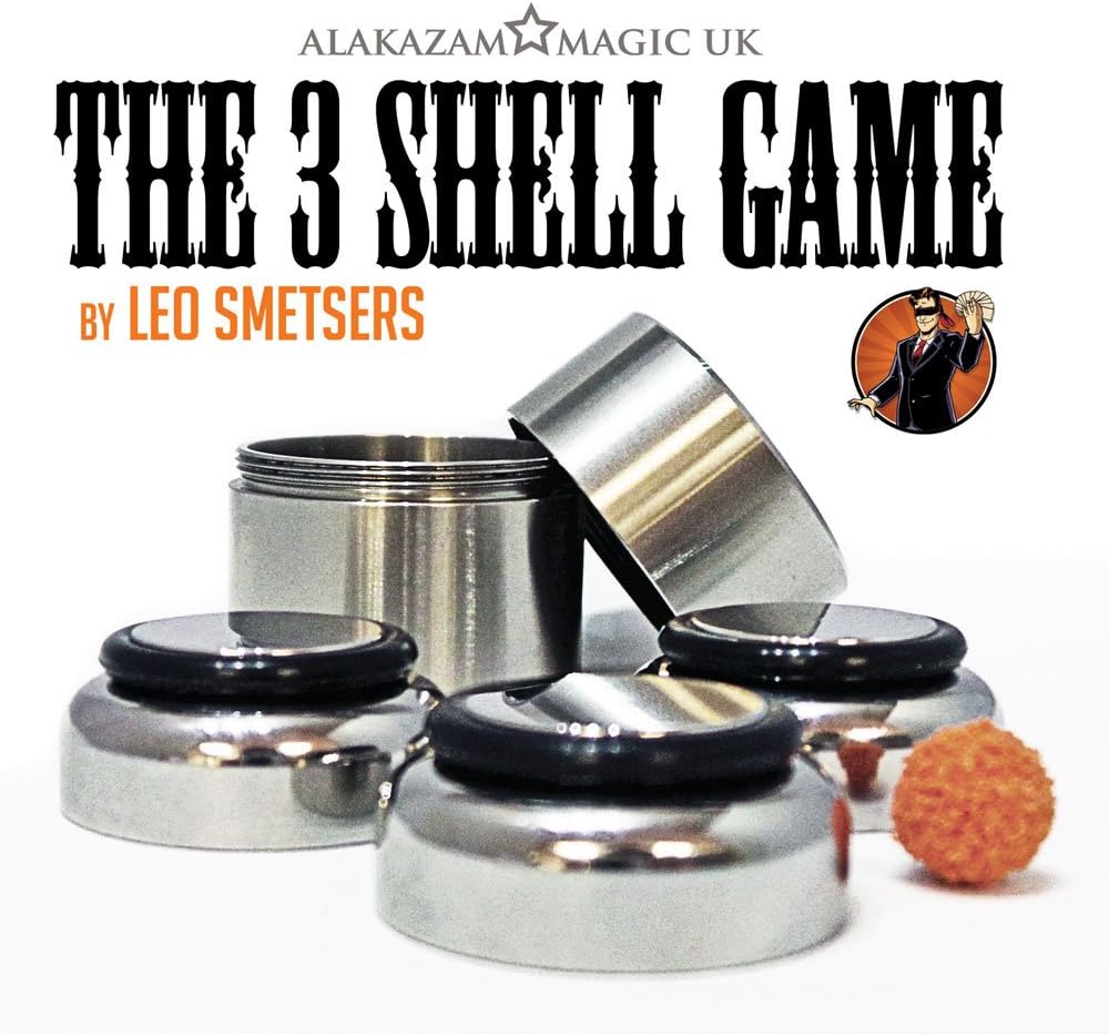 MMS Three Shell Game (DVD and Gimmicks) by Leo Smetsers and Alakazam Magic - Trick
