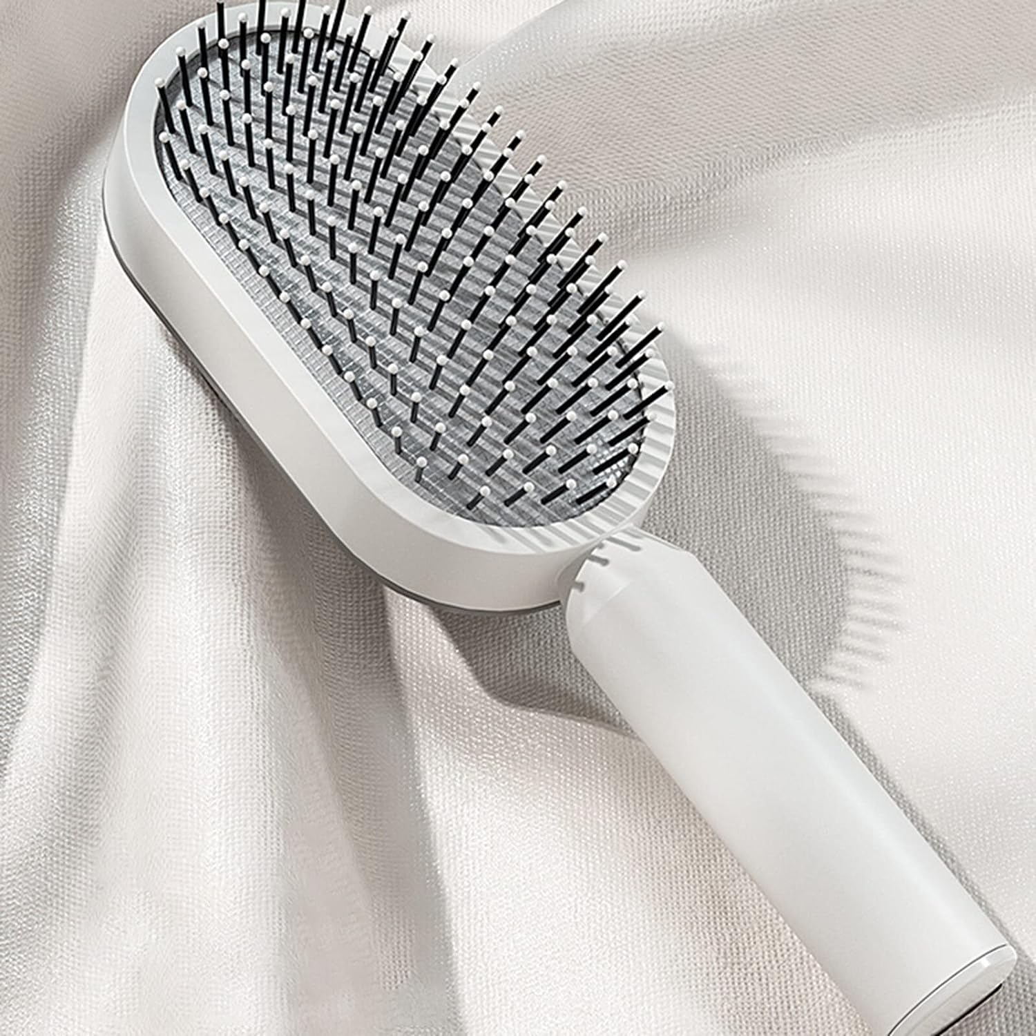 MVM Enterprise Self Cleaning Hair Brush - New 3D Air Cushion Massager Brushes Airbag Massage Comb Brush Detangler Detangling Anti Static Hairbrush Cleaner for Men and Women 4