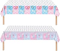 Vista 9 de Paquete de 2 manteles de béisbol de plástico de 54 x 108 pulgadas, decoraciones de fiesta de béisbol, mantel desechable rectangular para mesa