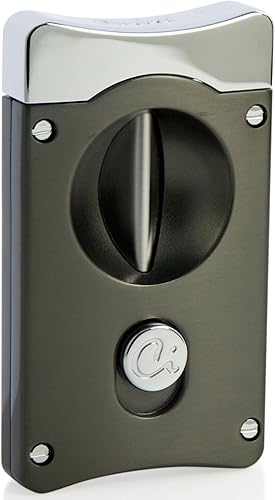 Vista 4 de Caseti Caseti Wedge V - Cortador de puros, cromo satinado, plateado