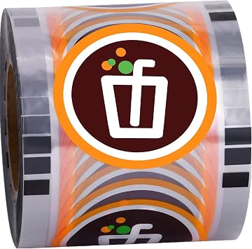 JIAWANSHUN Cup Sealer Film Tea Cup Sealing Film for PP Cups 90-105mm 3.55"- 4" 3000PCS