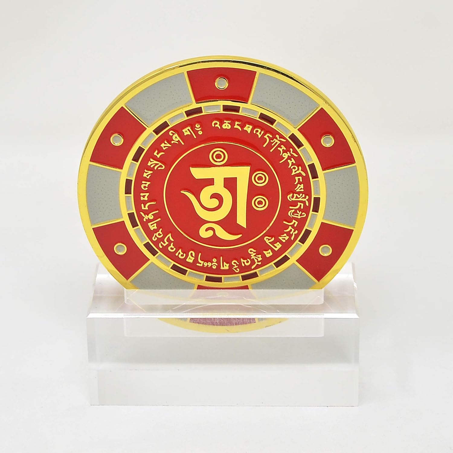 Feng Shui Red Digit Mirror & Green Yutu Mirror