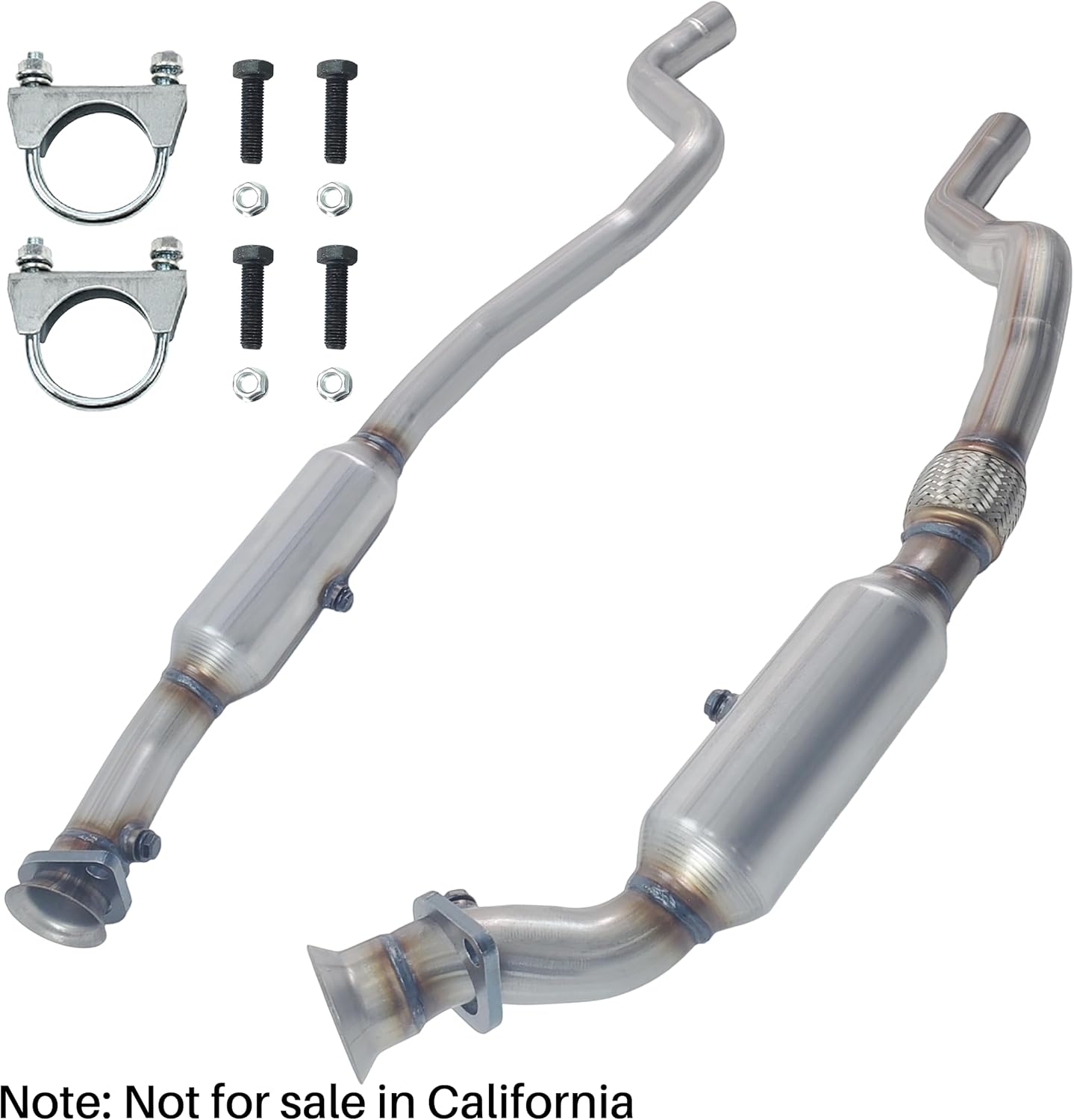 [Front Left&Right]FortunaFlow Catalytic Converter Compatible with Chrysler 300 2011-2012 3.6L,Dodge Challenger 2011-2012 3.6L,Dodge Charger 2011-2012 3.6L(EPA Compliant high flow standard)