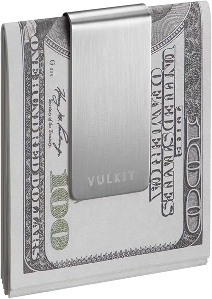 VULKIT Stainless Steel Cash Holder