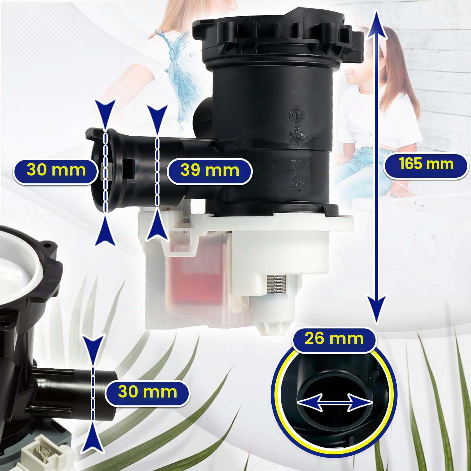 Bomba de Desagüe para Lavadora 30W 0,2A 00146083 para Bosch para Siemens