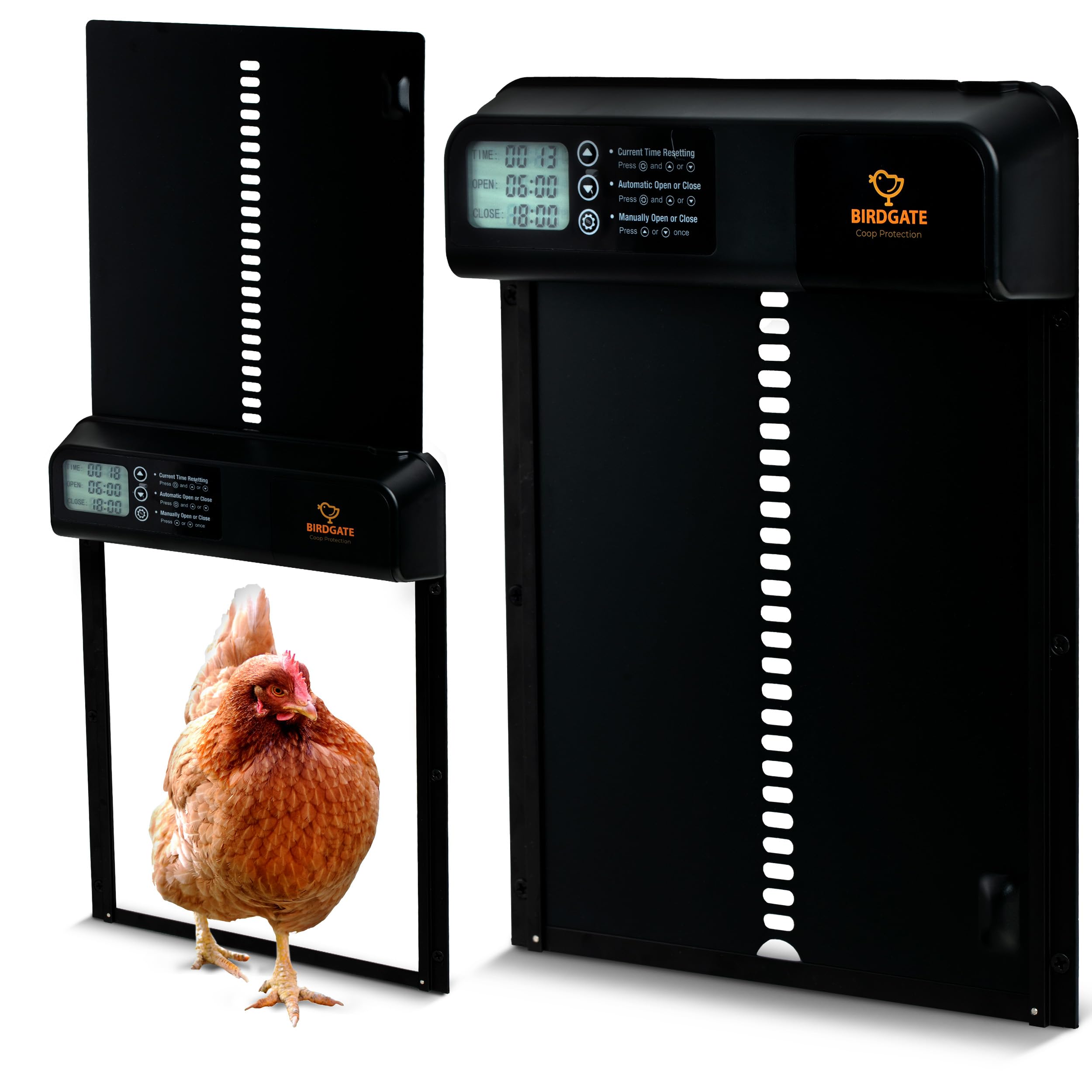 BIRDGATE COOP PROTECTION Automatic Chicken Coop Door Battery Powered