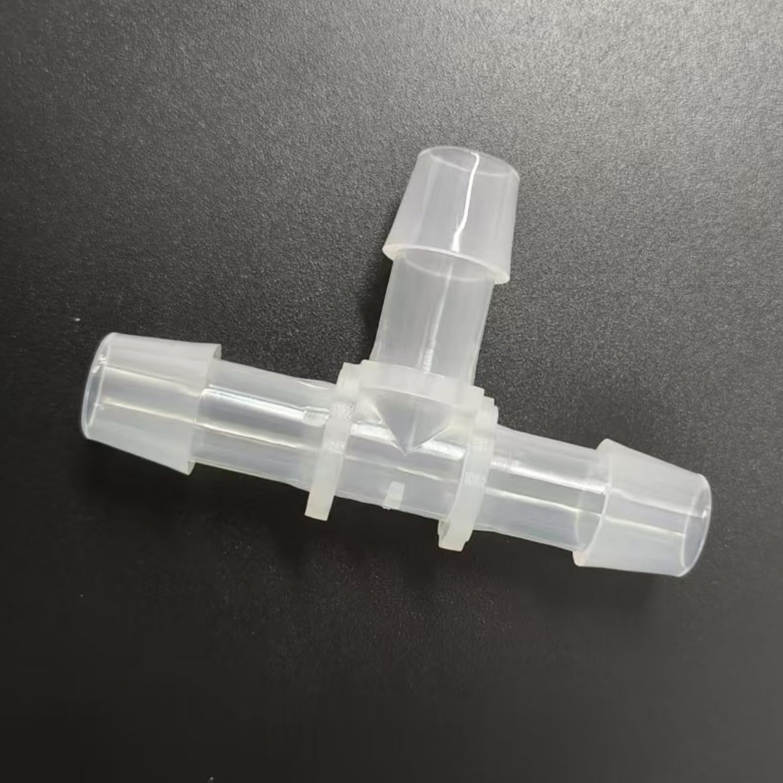 Equal - Manguera de púas en forma T 3 vías, paquete 25 for acuario, maquinaria alimentos laboratorio(12.7mm 1/2inch Cir)