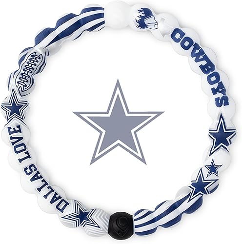 Miniatura 248 de Lokai NFL Football Collection - Pulseras de cuentas para hombres y mujeres, joyería de silicona, pulsera de moda para un ajuste cómodo