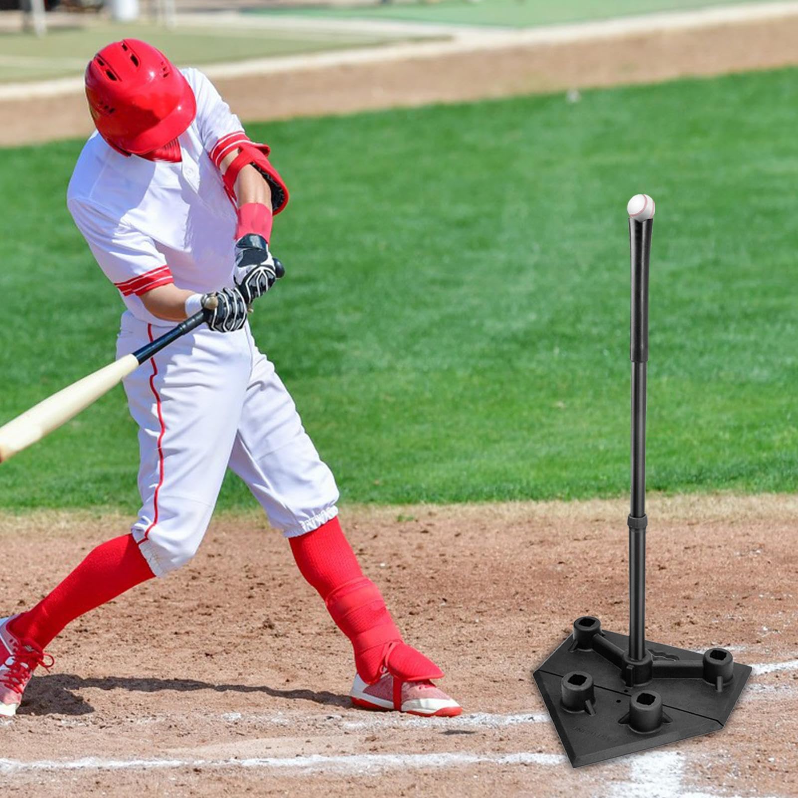 tee De Béisbol Juvenil Base de Bateo para Deportes Juveniles
