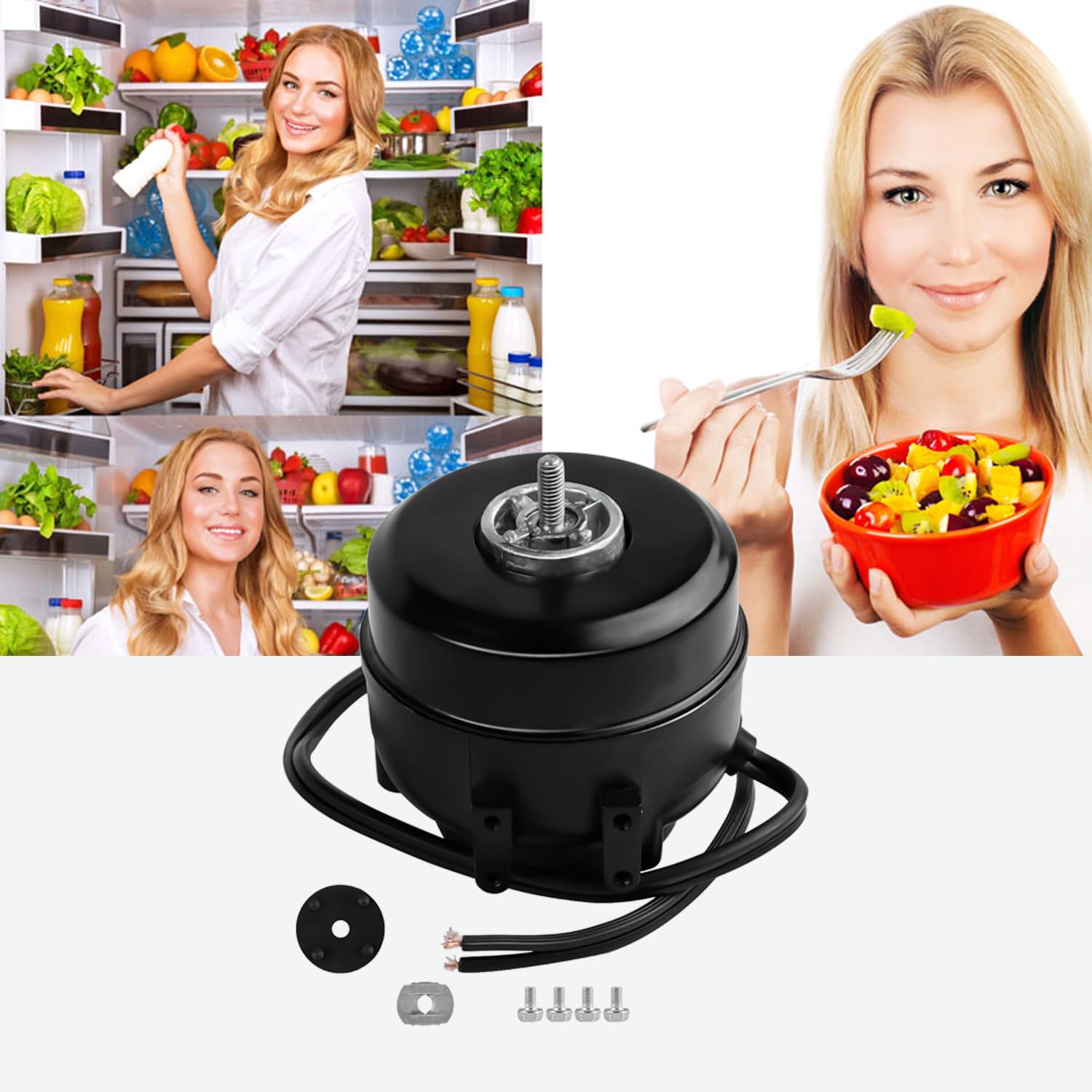 New Upgraded Model SP-B9HS16 Fan Motor, 800402 Replacement Parts Condenser with True Refrigerator, 9 watt 115v 60Hz 1700RPM,Fan Motor for ac Unit Swamp Cooler,Fits Models GDM,GEM, TSS,STM, TMC