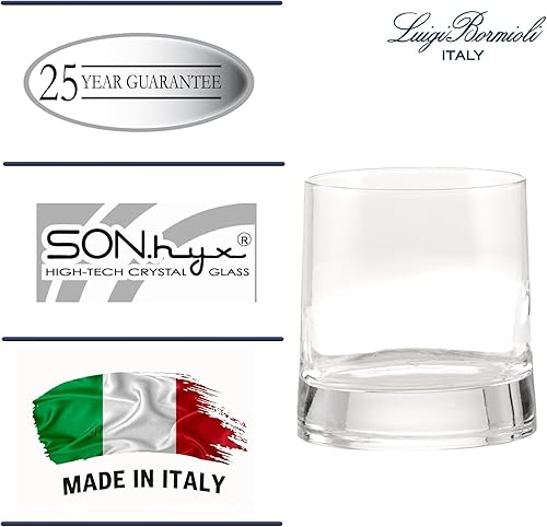 Miniatura 8 de Luigi Bormioli Veronese On The Rocks - Vasos de 8.75 onzas, 6 unidades (paquete de 1), transparente