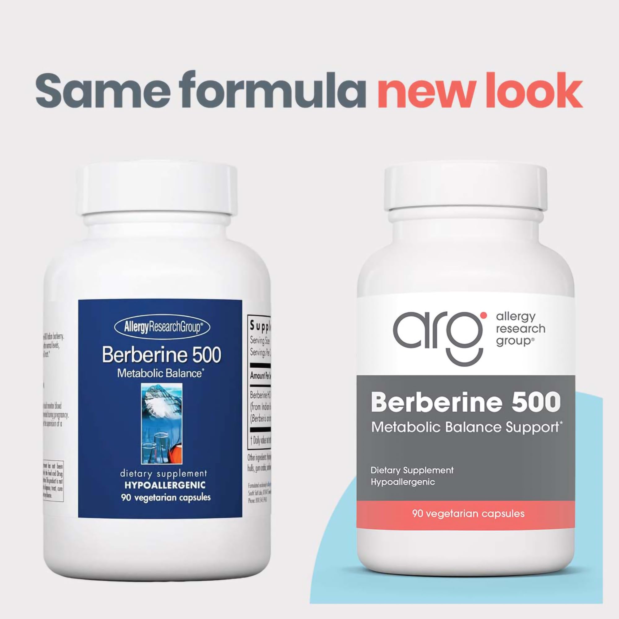 ARG Berberine HCl 500 mg, Non-GMO Botanical Extract, 90 Capsules — Amazon image 3