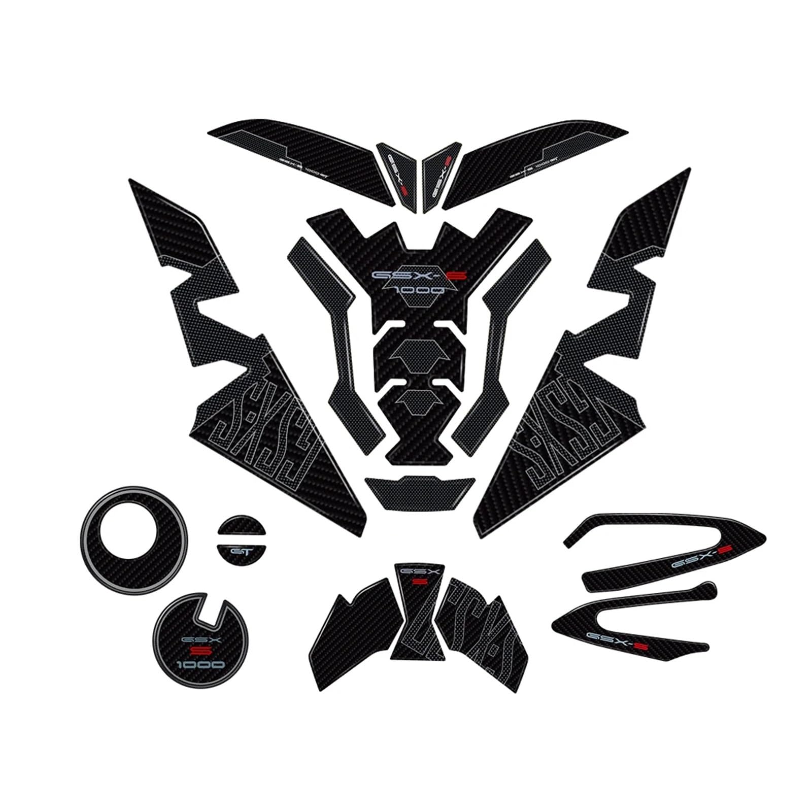 Motorcycle Gas Tank pad for GSX-S1000GT 2022 Motorcycle 3D Sticker GSXS 1000 GT GSX-S 1000gt Decorative GSX-S1000 Tank Pad