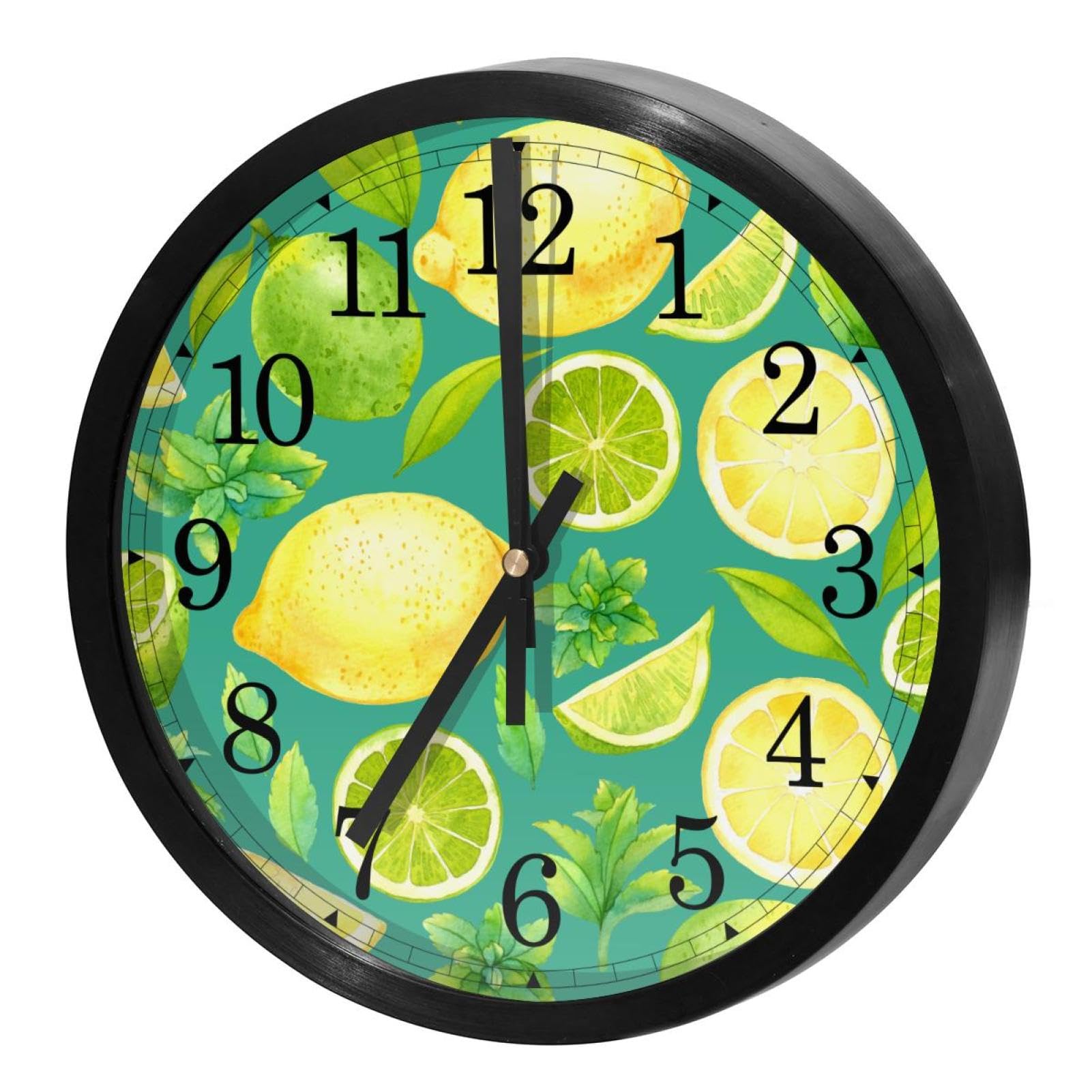 Horloge murale silencieuse contre les insomnies pour chambre et bureau calme