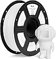 ELEGOO PLA+ Filament 1.75mm White 1KG, High Toughness PLA Plus 3D Printer Filament Dimensional Accuracy +/- 0.02mm, 1kg Spool(2.2lbs) Fits for Most FDM 3D Printers