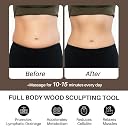 Wood Therapy Massage Tools for Belly Fat,Wooden Meridian Massage Body Brush for Cellulite Remover, Cellulite Lymphatic Drainage Massager for Body Shaping, Maderoterapia Kit for Muscle Pain Relief gallery image