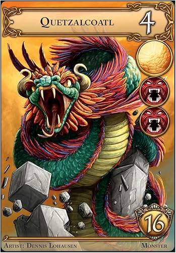 Miniatura 4 de AMIGO Juegos de Richard Garfield Carnival of Monsters - Juego de mesa de construcción de mazos y colección de escenarios - Explora tierras mágicas y