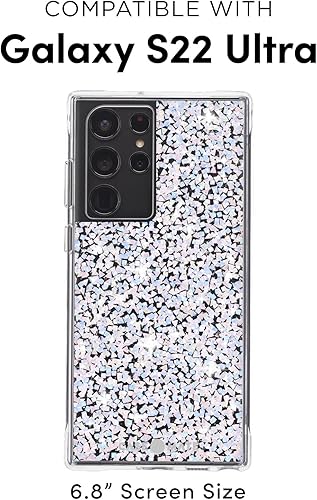 Miniatura 7 de Case-Mate - Twinkle - Funda para Samsung Galaxy S22 Ultra - Elementos de lámina reflectante - Protección contra caídas de 10 pies - 6.8 pulgadas -